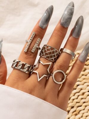 Set anillos Star 6x1