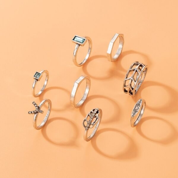 Set de anillos Sky 8 x1