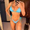 afaffad Bikini Animal Colors Celeste