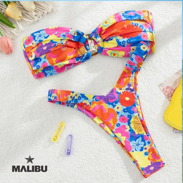 asdfasfaw3 Bikini Flower Sunset