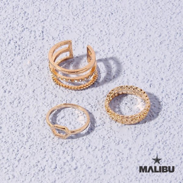 Set de Anillos 8 x 1 Diamond