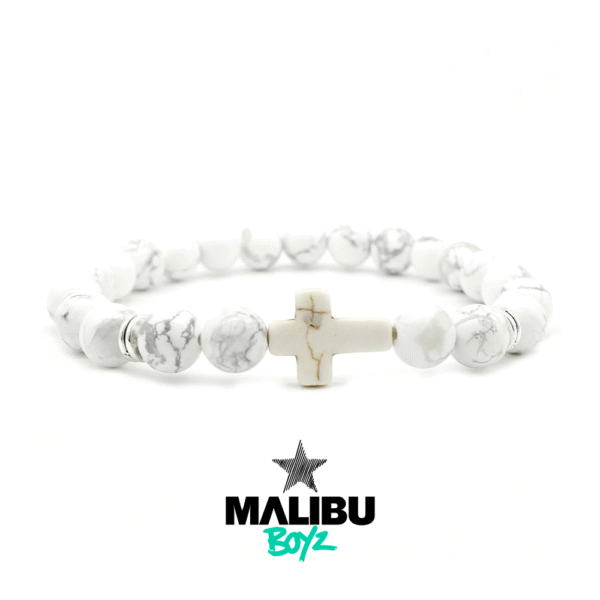 Pulsera De Cruz Y Piedras