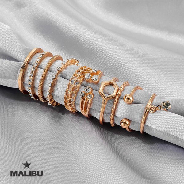 Set de Anillos 8 x 1 Diamond