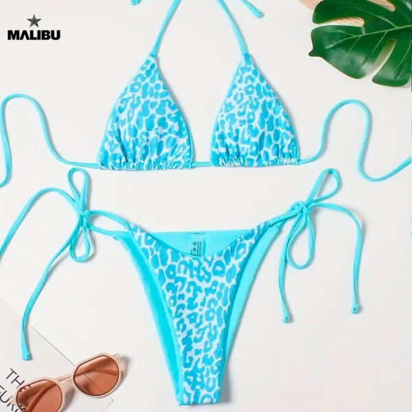 sfasfas Bikini Animal Colors Celeste